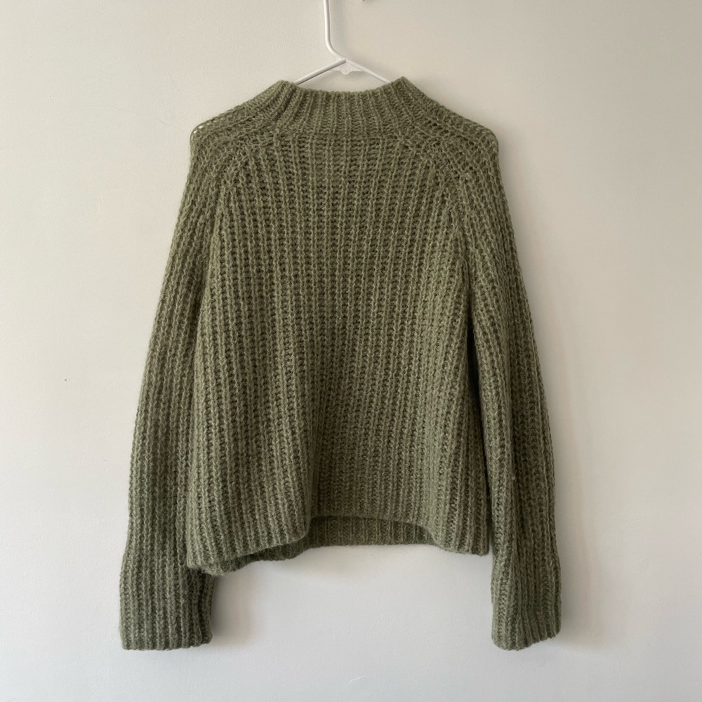 Vince Sage Green Cowl Neck Sweater - Picture 8 of 12
